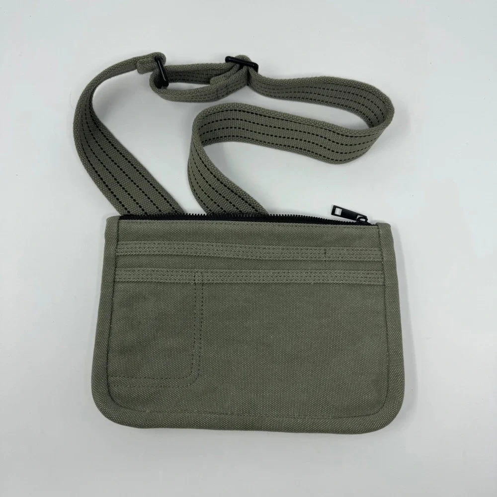 The Particulars Nice Pack Mini‎ Cross Body Canvas Bag Light Green